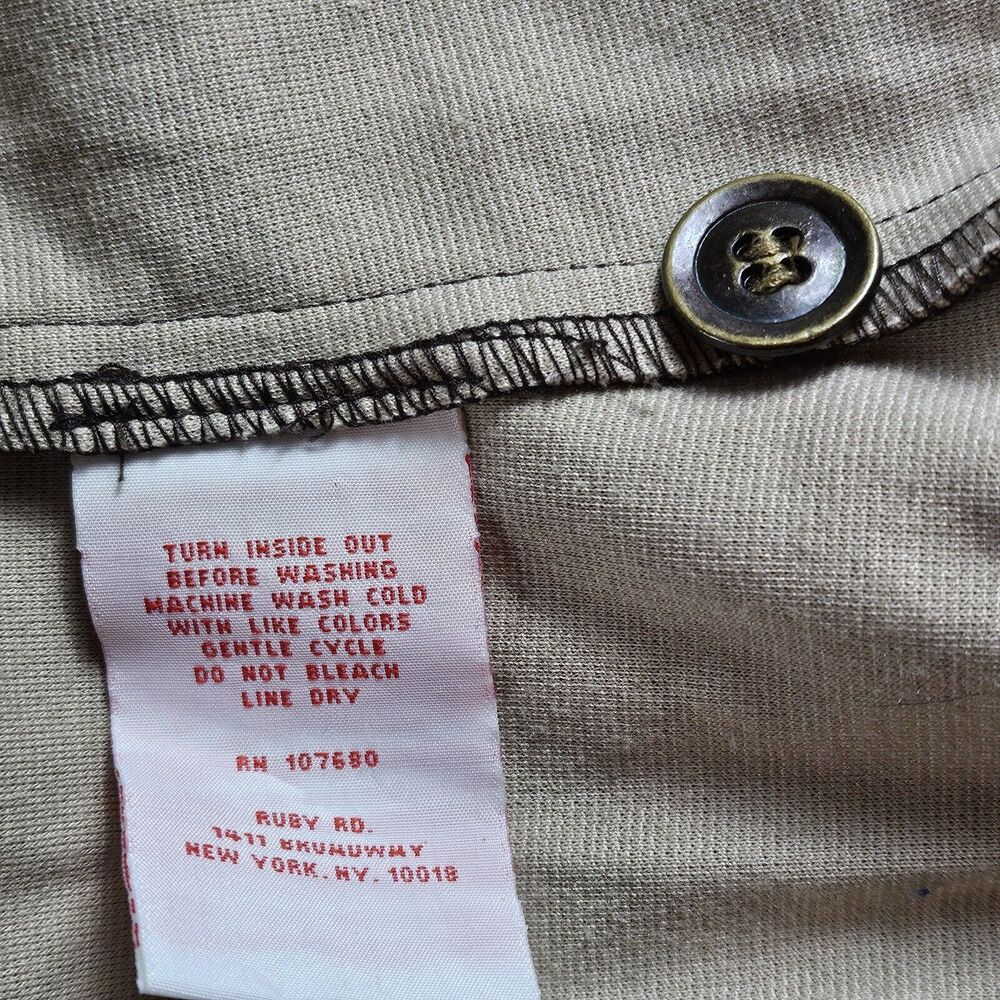 Ruby Rd. Women's Jacket Button Up Front Pockets A… - image 5